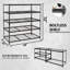Étagère en métal robuste à 5 niveaux, l 48 po x P 24 po x H 72 po, support de rangement réglable, assemblage sans boulon, capacité de charge totale de 4 000 lb, pour le garage, le sous-sol, l'entrepôt, noir
