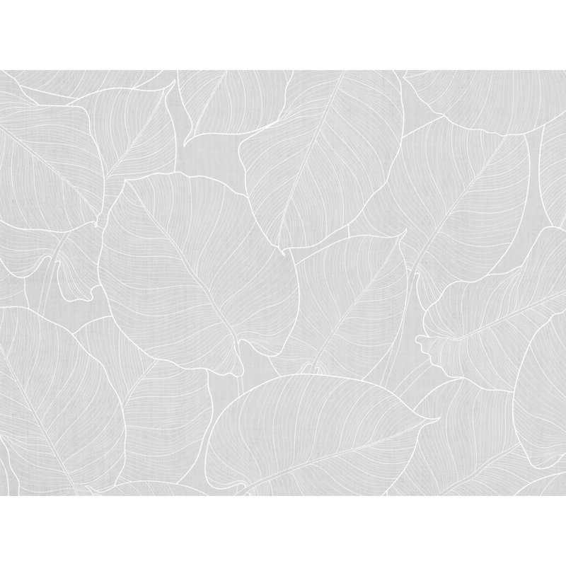 Allyshia Vinyl Machine Printed Area Rug, Rectangle 3'3.4" x 4'4.4"