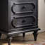 Buffet en bois massif noir