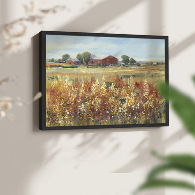 Country View II -Framed Print - Restickable