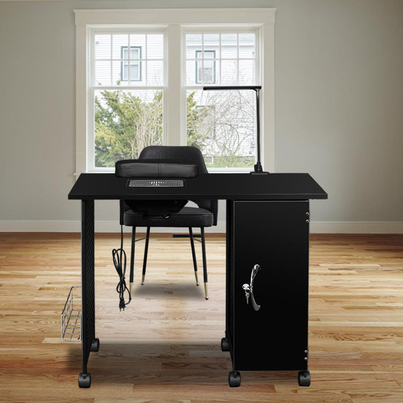Bureau clou en métal Salon Manicure