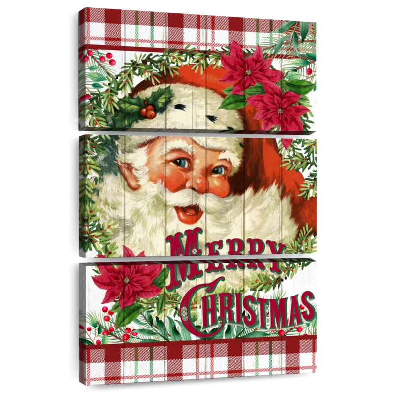 Lelend Smiling Santa, 38" H x 24" W