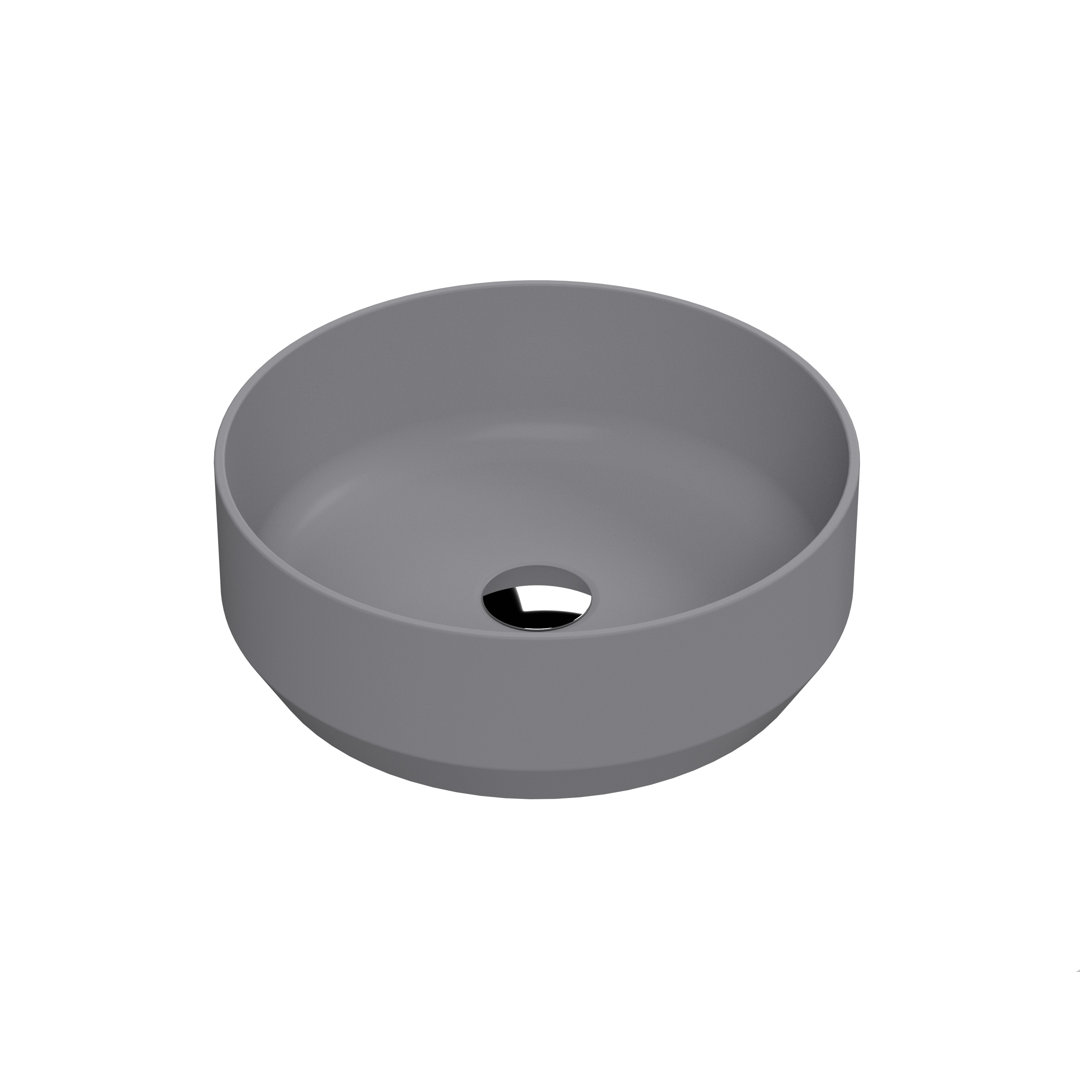 Luxe Vessels Vitreous China Circular Countertop Basin Bathroom Sink