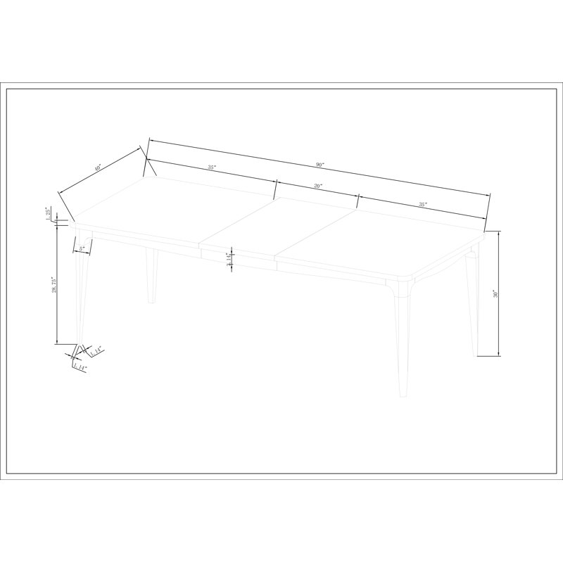 Becki Owens x Surya Mollie Dining Table