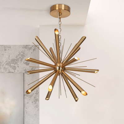 Alexandre Iron 15-Light Chandelier