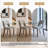 4-Piece Chenille Upholstered Solid Wood Dining Chair Set-845909820