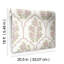 Double rouleau floral Peel & Stick-99469300