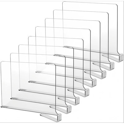 Plastic / Acrylic Shelf Divider