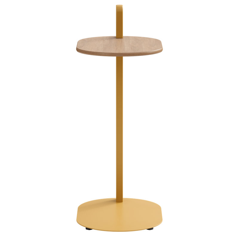 Alden Laptop Table, Ochre Yellow, European Beech