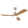 Bilon 52" Classic Wood Ceiling Fan with LED Light Kit, 3 Light Tone and 3 Fan Speed Remote Control