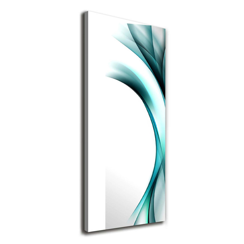 Waves Abstraction - Wrapped Canvas Print