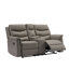 Causeuse inclinable 67,7 po en faux cuir avec accoudoirs coussinés-1177903081