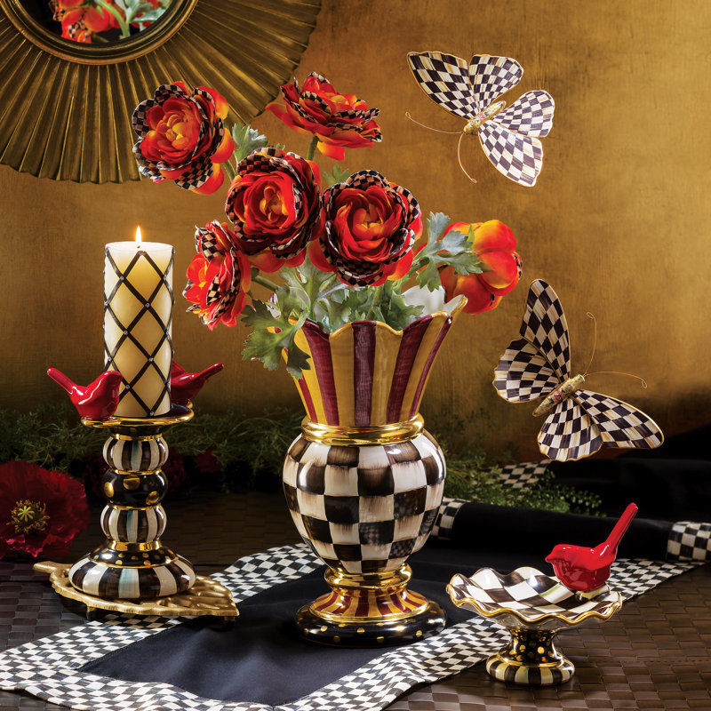 Courtly Check® Black Table Runner