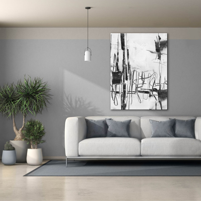 «Polar Storm 1» par Ethan Harper, art mural sur toile, H 54 po x l 40 po