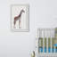 Carrie debout, grande girafe, reproduction encadrée-2127135996