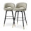 Cliff Upholstered Bar Stool with Metal Frame