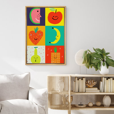 Abstract Colorful Fruits