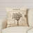 Paris Linen Reversible Throw Pillow