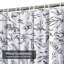Rideau de douche à motif floral avec 12 crochets-1034269164