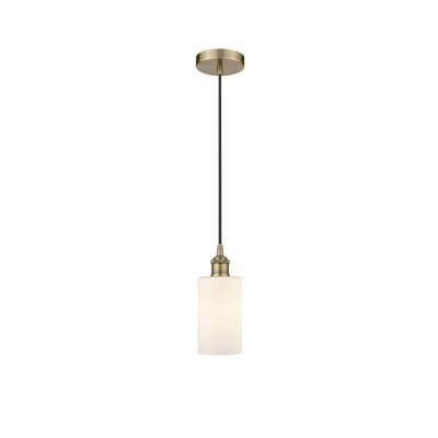 Luminaire suspendu cylindrique à 1 lumière Ervine