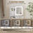 Vanity Desk Set With Square Mirror And Light, Small Vanity Table With Drawers