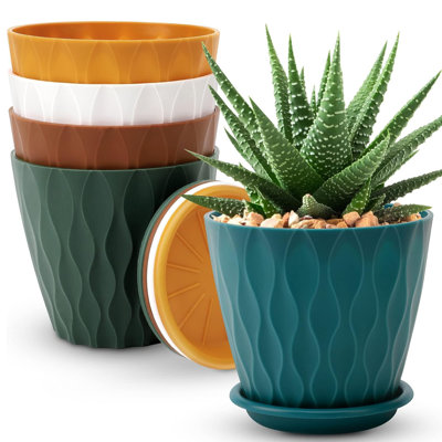 6 inch Plant Pots 5 Pack