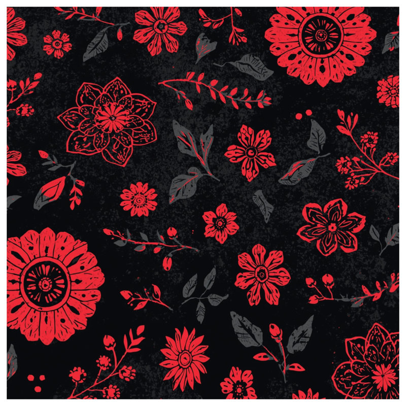 Floral Pattern Duvet Covers, Queen