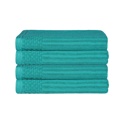 Ribbed Cotton Bath Towel