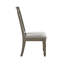 Ensemble de 2 chaises d'appoint en bois