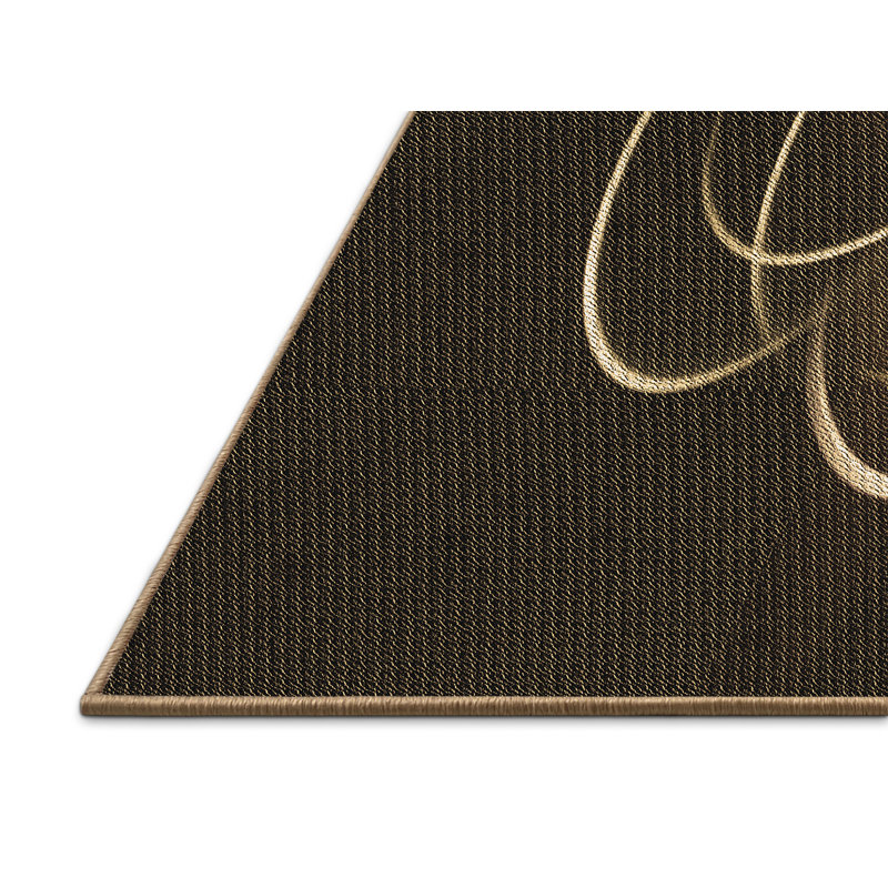 Tapis de la zone brune laine, Tapis de couloir 2 pi x 5 pi