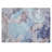 2' X 3' Blue Abstract Washable Non Skid Indoor Outdoor Area Rug