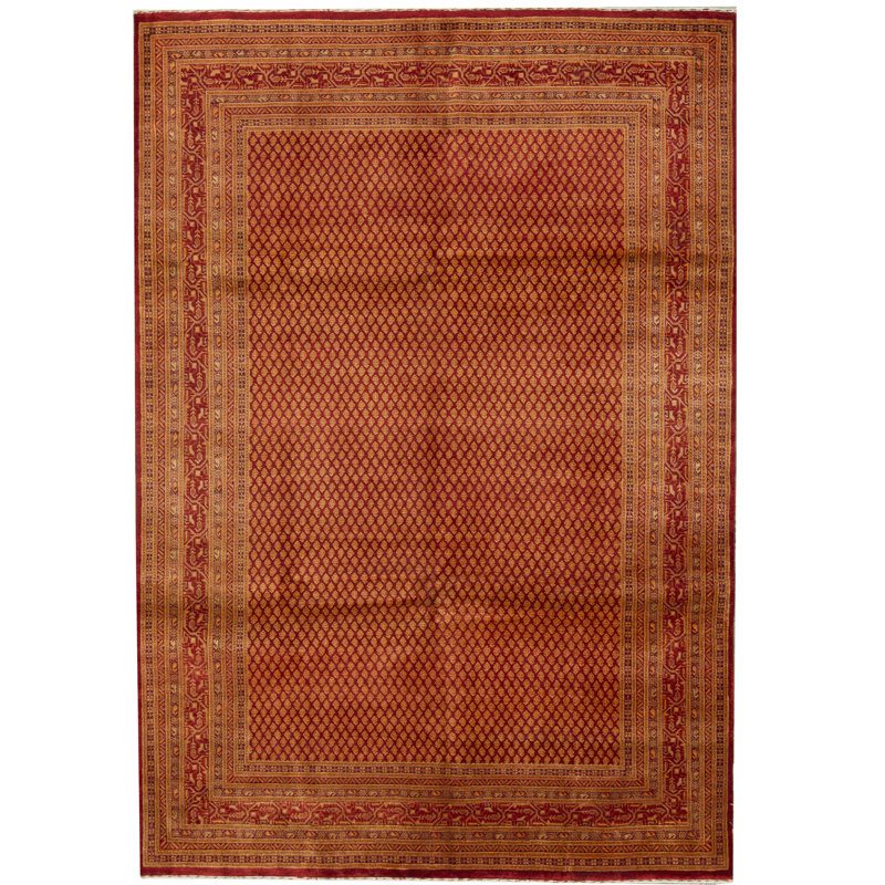 Wool Oriental Area Rug, Rectangle 6'7" x 9'7"