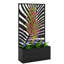 Jardinière avec panneau d'intimité, jardinière pour jardin