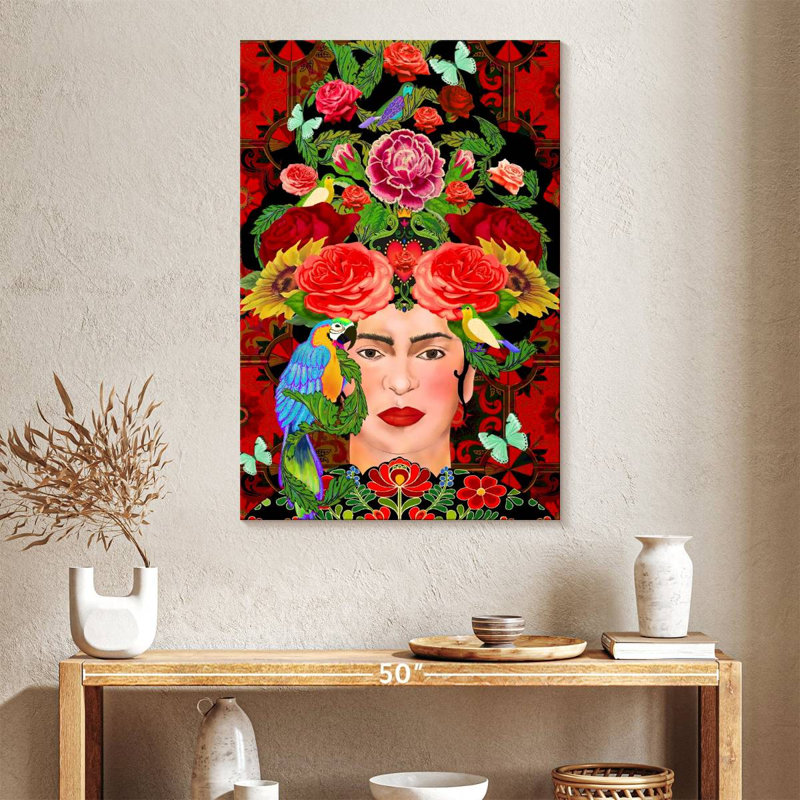 «Frida A Love Story» sur toile, H 39 po x l 26 po x P 1,25 po