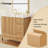36" Wood Bathroom Vanity with Solid Wood Frame, 2 Soft Close Doors, 4Soft Close Drawers, Adjustable Shelf, Modern Storage Cabinet
