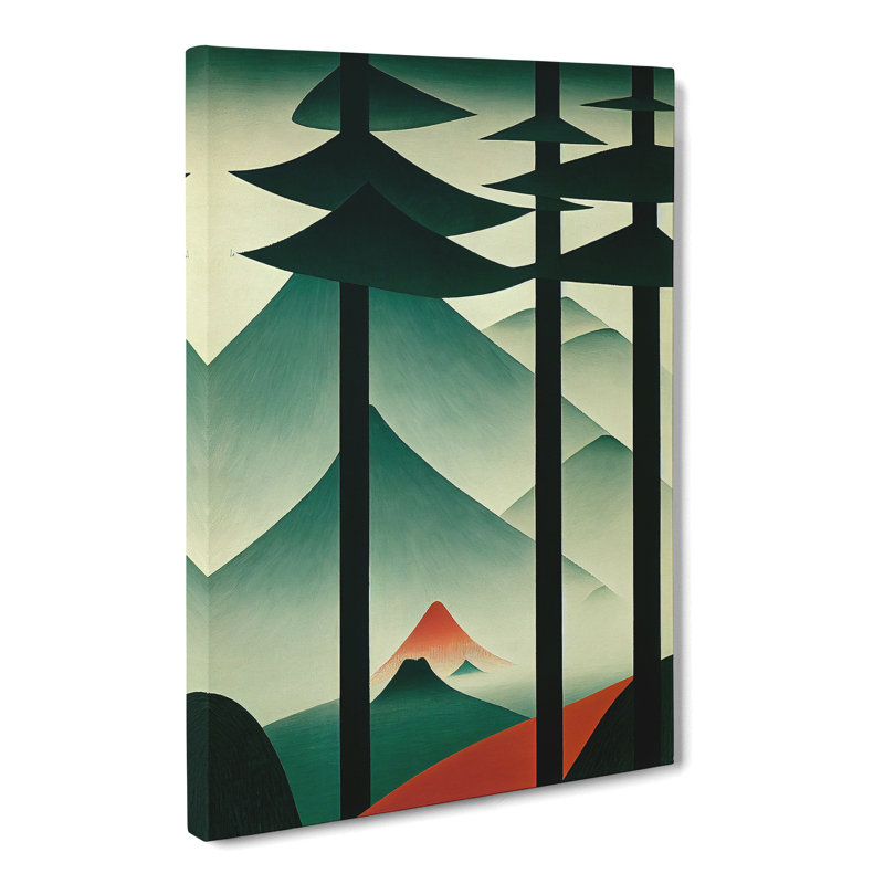 Kennard Japanese Forest Design Vol.3 - Wrapped Canvas, 50cm H x 35cm W x 3cm D