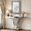 39.17 " W Glass Top Console Table