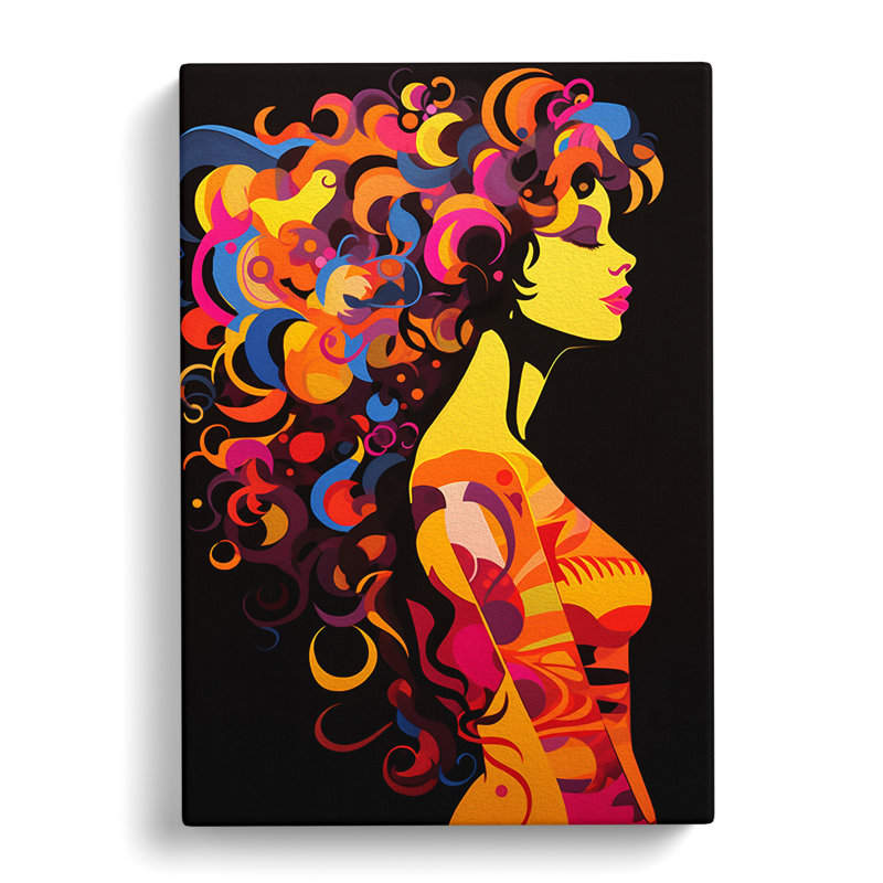 Woman Pop No.2 - Wrapped Canvas, 76cm H x 50cm W x 3cm D