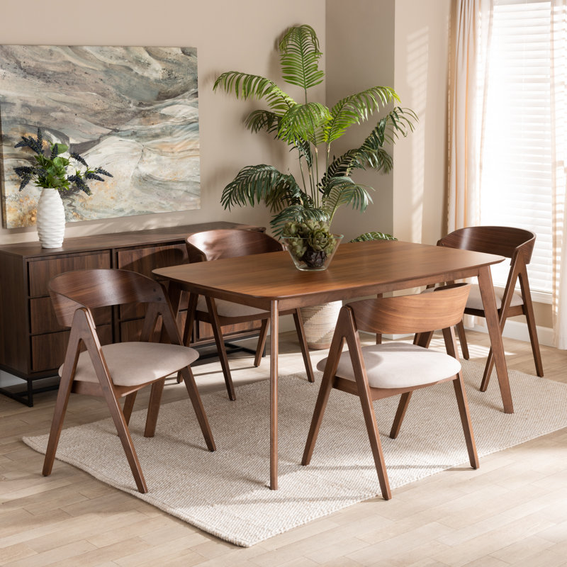 Ensemble repas pour 4 personnes Cadian, Beige