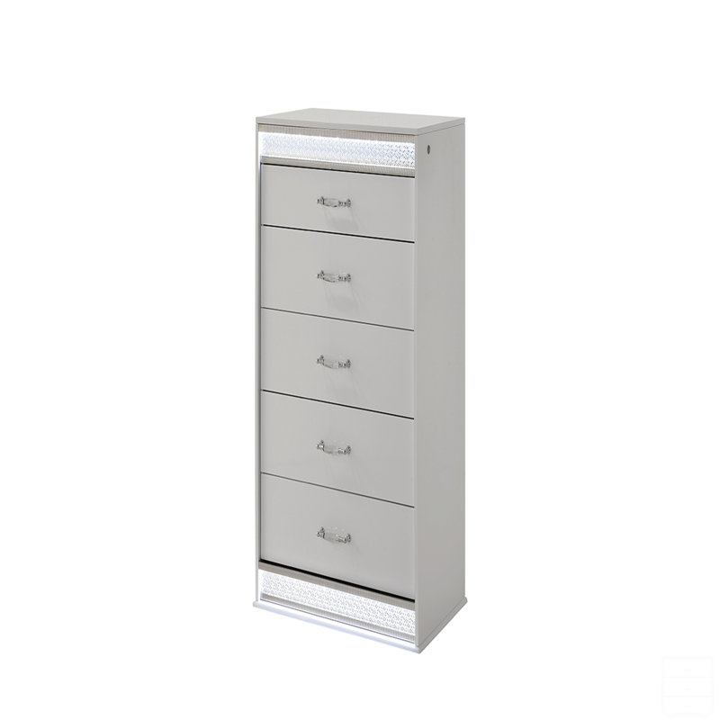 Commode 5 tiroirs de style moderne en bois