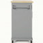Chariot de cuisine contemporain avec rangement et roulettes