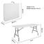 Table de banquet pliable en deux de 6 pi avec poignée COSCO-12305279
