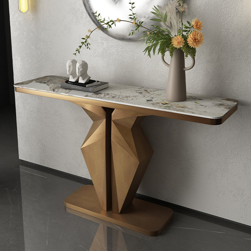 Console italienne de luxe italienne, 33.5" H x 55.1" W x 15.7" D