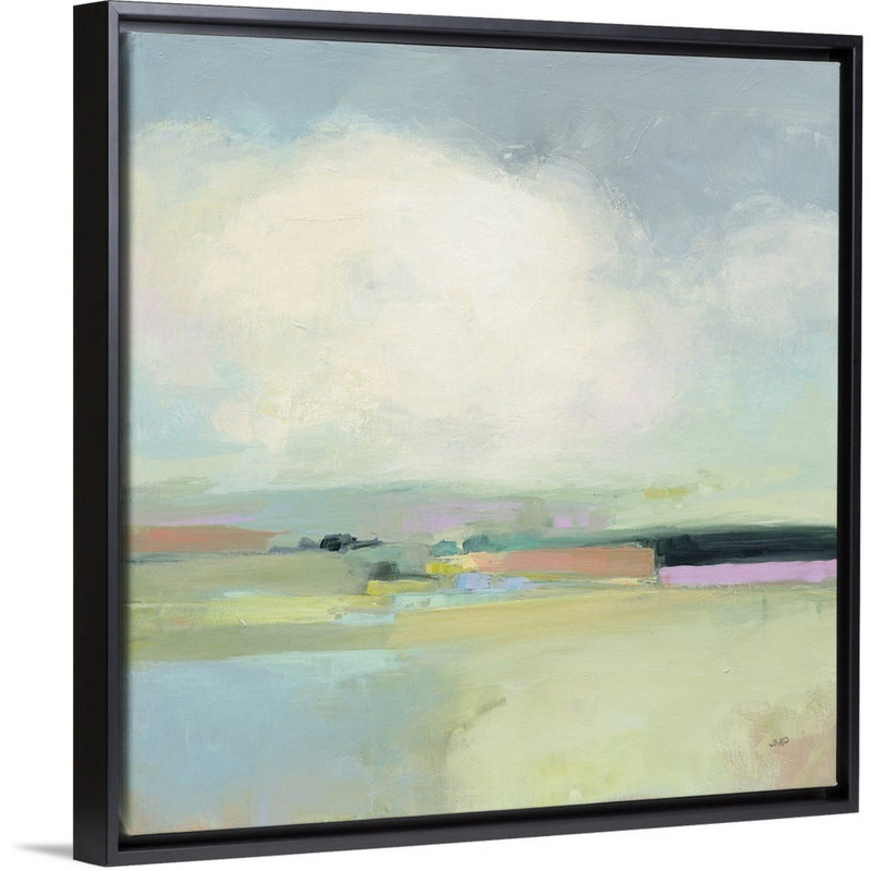 «Colorful Horizon I» par Julia Purinton, reproduction d'art sur toile, Reproduction avec cadre flottant, H 22 po x l 22 po
