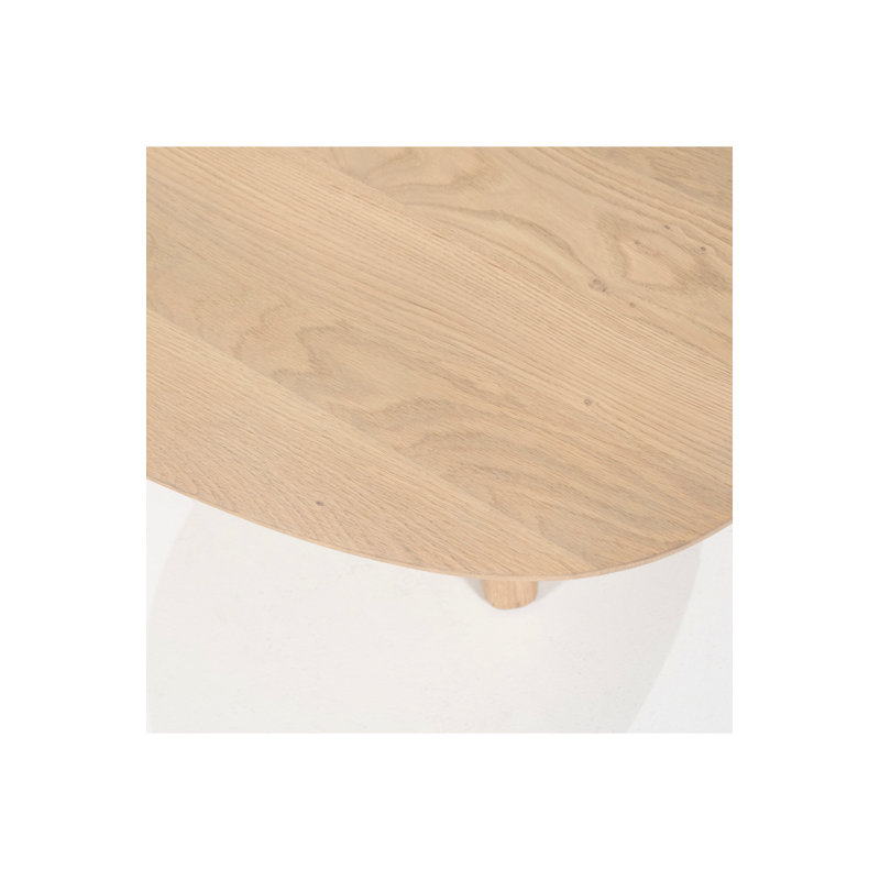 Solid Wood Coffee Table, Natural, 11" H x 31" L x 31" W 