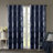 Ogee Knitted Jacquard Total Blackout Curtain Panel(Only 1 Pc Panel)-115153367