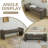 58.6" W Upholstered Bedroom Bench-763465113-768225779