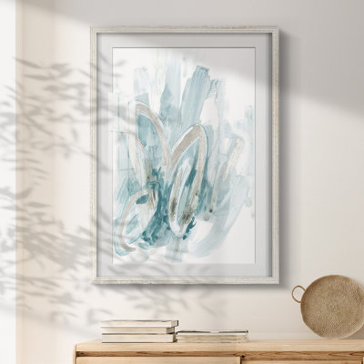 Embellished Aquatic Energy I -Framed Print