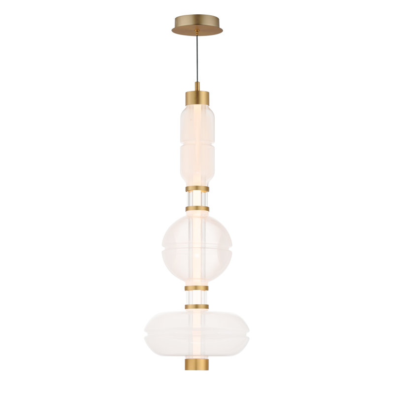 Gusto 1 - Light LED Pendant, Gold, Fog