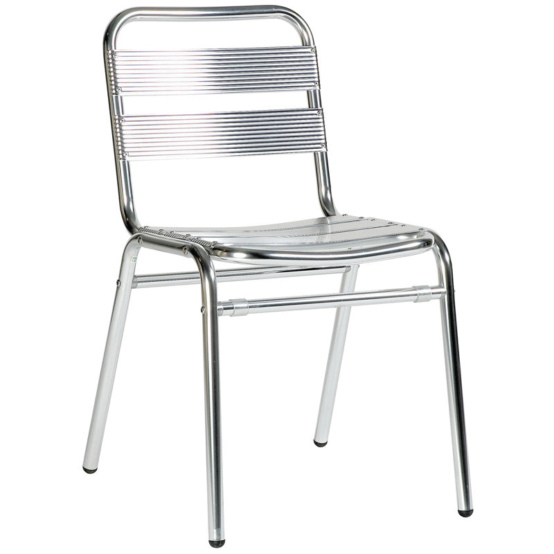 Stackable Outdoor Patio Dining Side Chair with Cushion